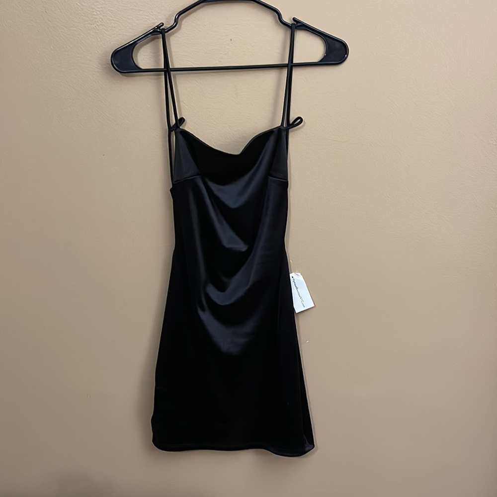 Little Black Dress with Back Cut Out only one strap in the back - Picture 2 of 4
